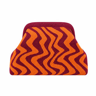 SnapKnit – Snap-Shut Knitted Makeup Bag with Wide Opening