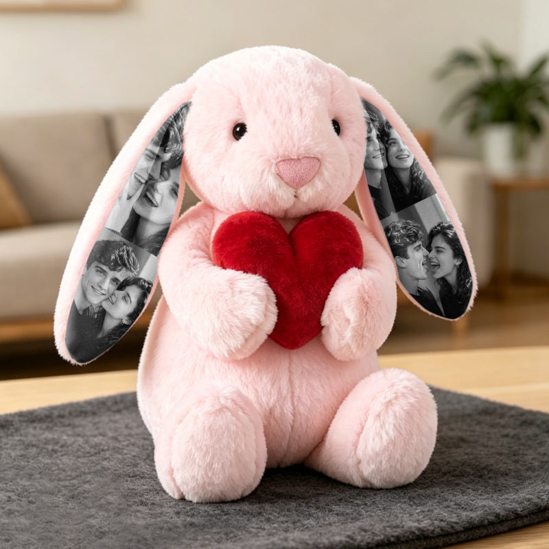 EarMemories – Custom Photo Bunny Plush with Hidden Picture Ears