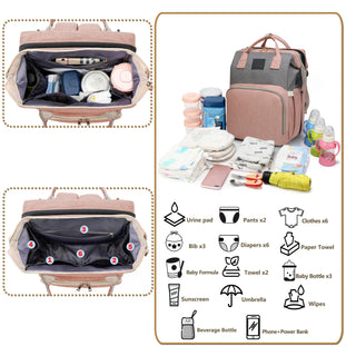 RoamNest – Diaper Backpack with Fold-Out Changing Station