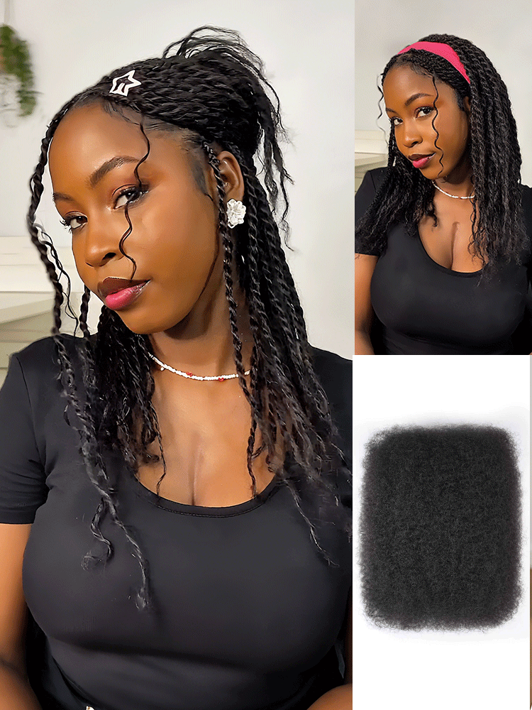 KinkyBlend – Afro Kinky Synthetic Braiding Hair Extensions