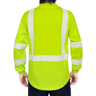 VentShield – 5.5 oz Lightweight Hi-Vis Summer Vented Mesh FR Long Sleeve T-Shirt