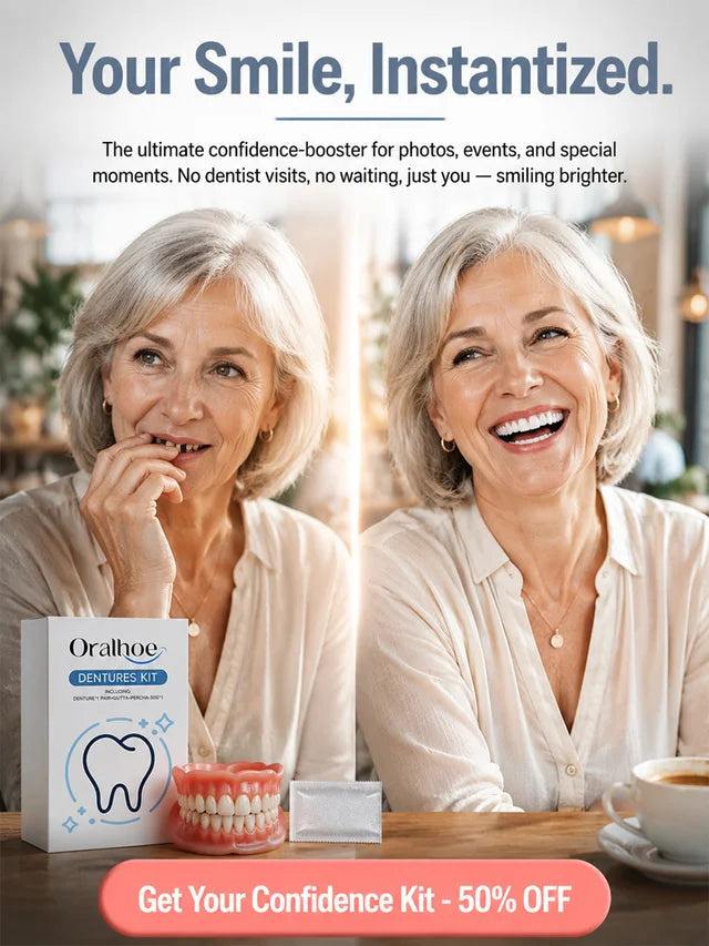 SmileRestore – Natural-Looking Full Dentures You Custom-Fit at Home in Minutes