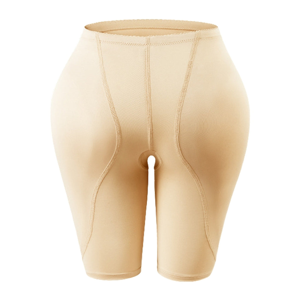 CurveBase – Low-Rise BBL Shaper Shorts with Removable Pads, Beige