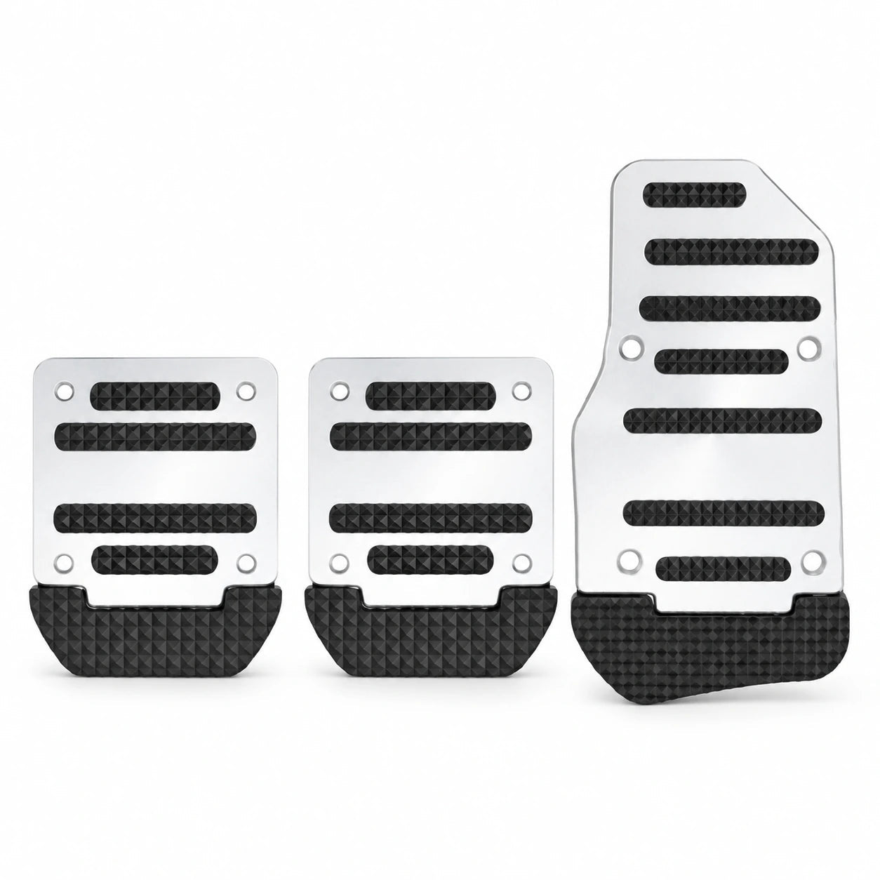 GripStep – Non-Slip Aluminum Brake & Gas Pedal Cover Set for Cars