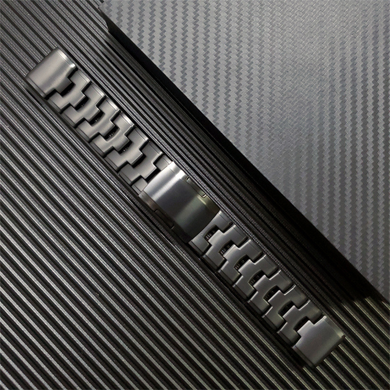 TitanLink – Luxe Titanium Link Band for Garmin QuickFit 22/26mm