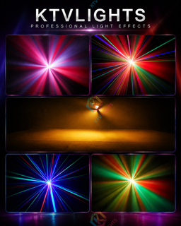 BeamSpin Mini – 80W LED Moving-Head Stage Light for DJ Parties and Events