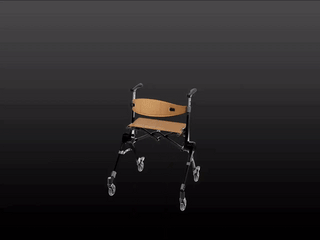 Ultra Lightweight Folding Rollator