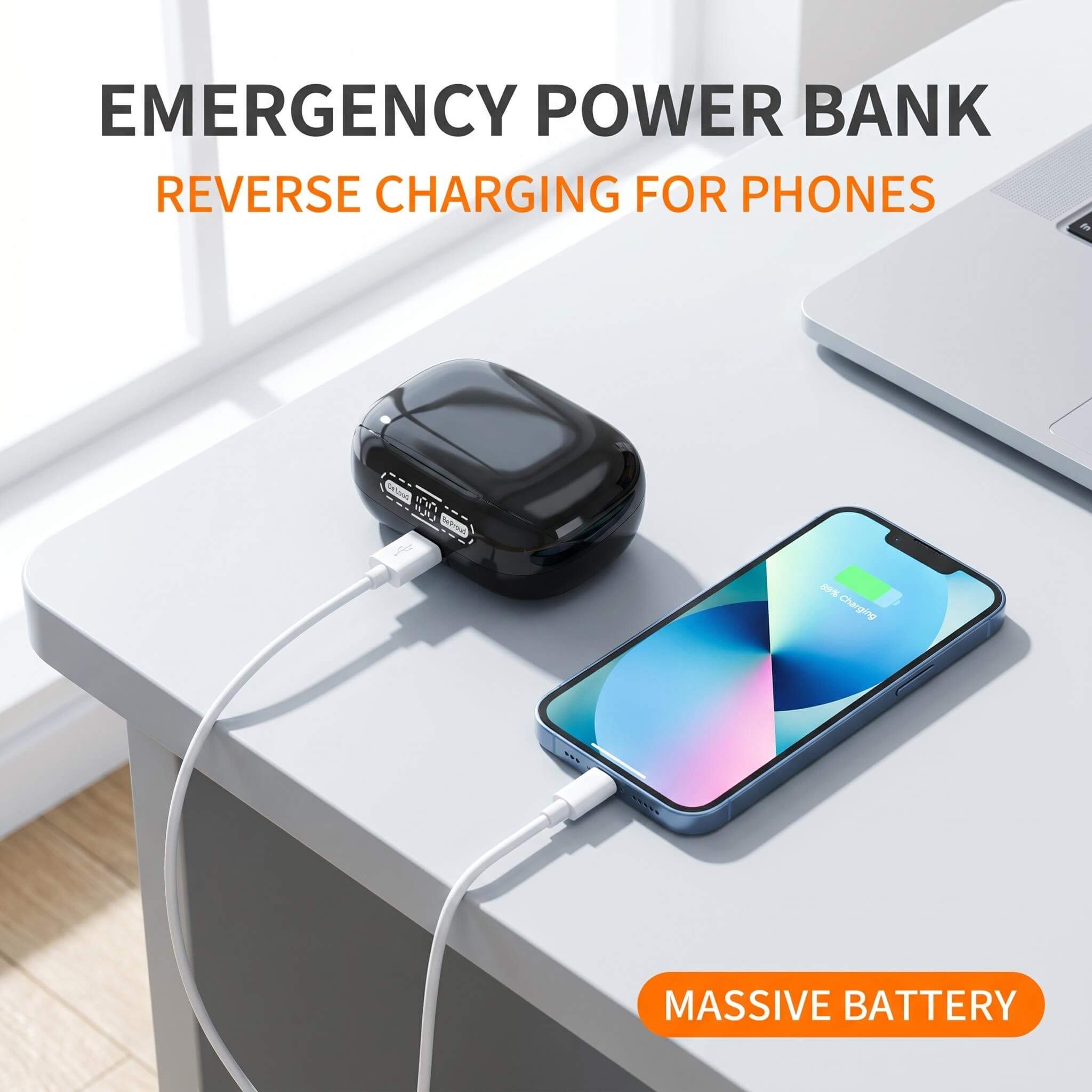 DayNest – Dual Clip-On and Sleep Earbuds with Charging Case
