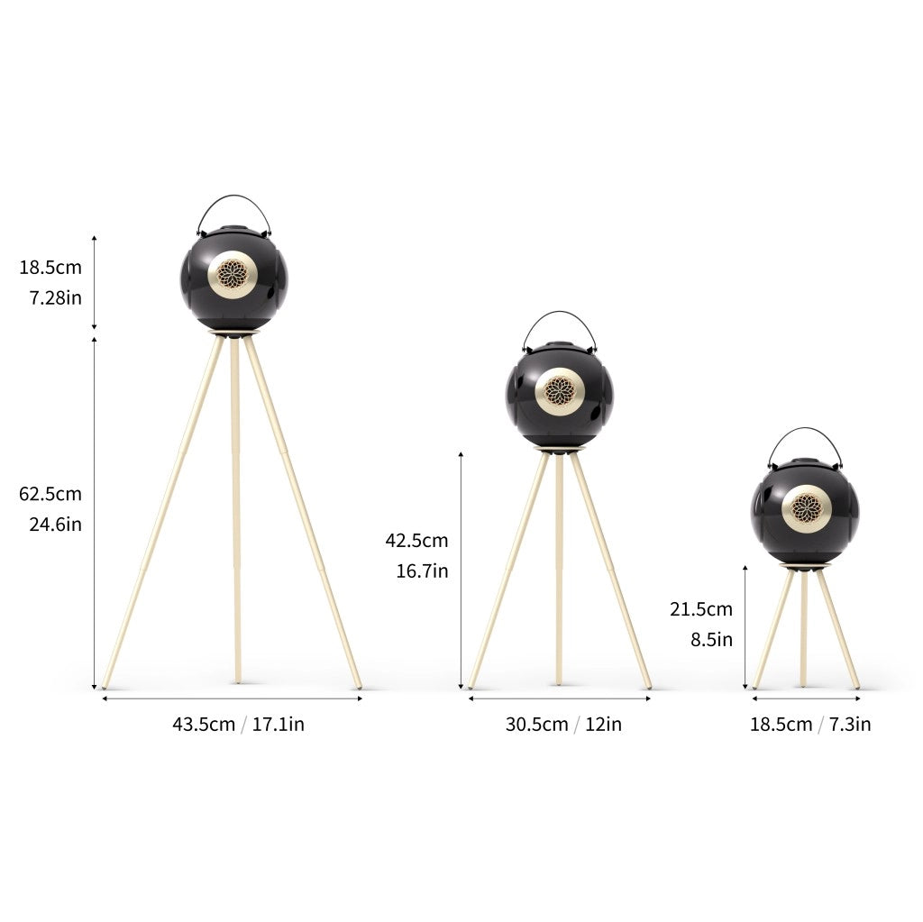 SphereBass – Round Bluetooth Speaker with 93dB Sound and 40Hz Deep Bass