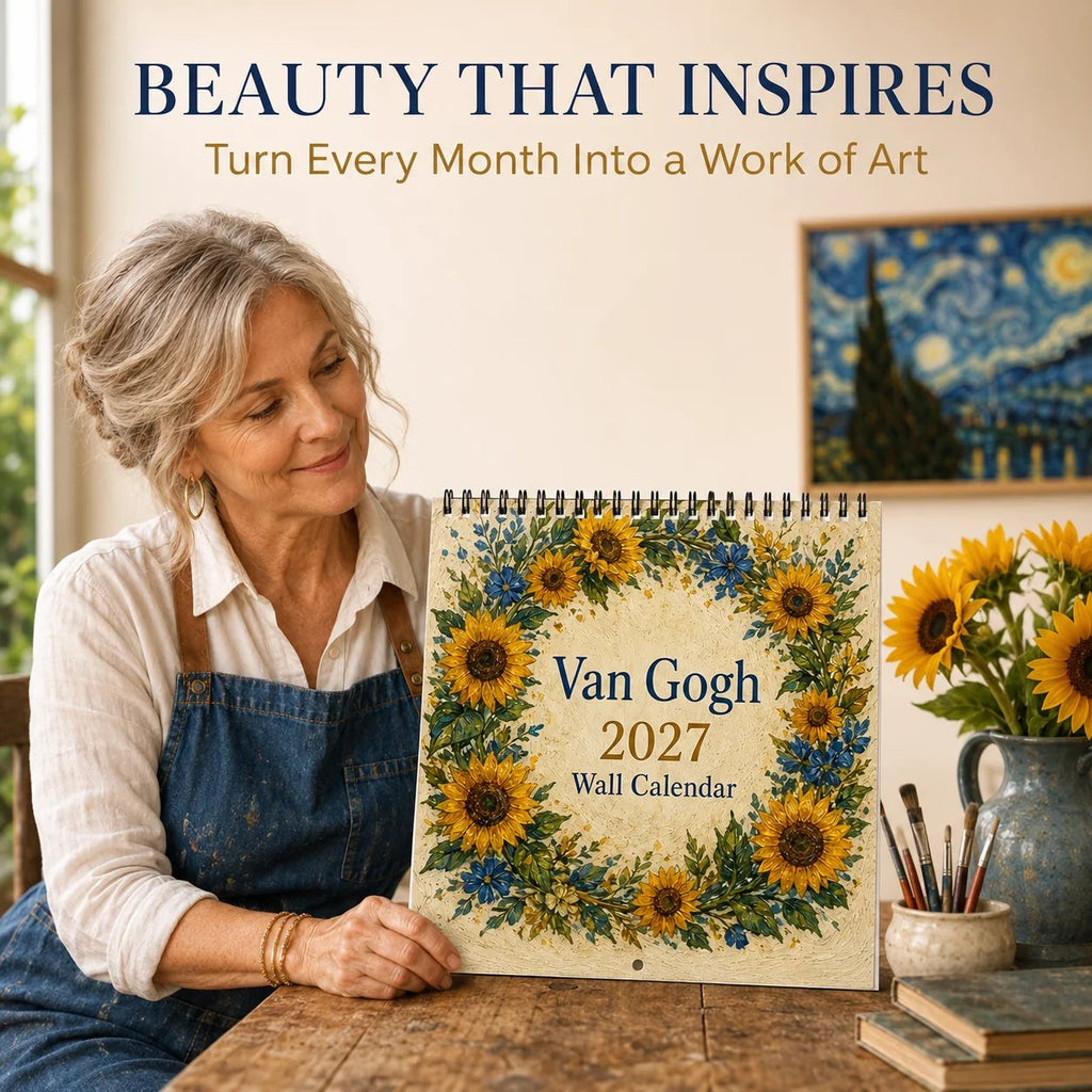 StarryYear – 🎨 Van Gogh–Inspired 2027 Wall Calendar With 12 Monthly Artworks