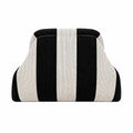 Striped Black and Cream
