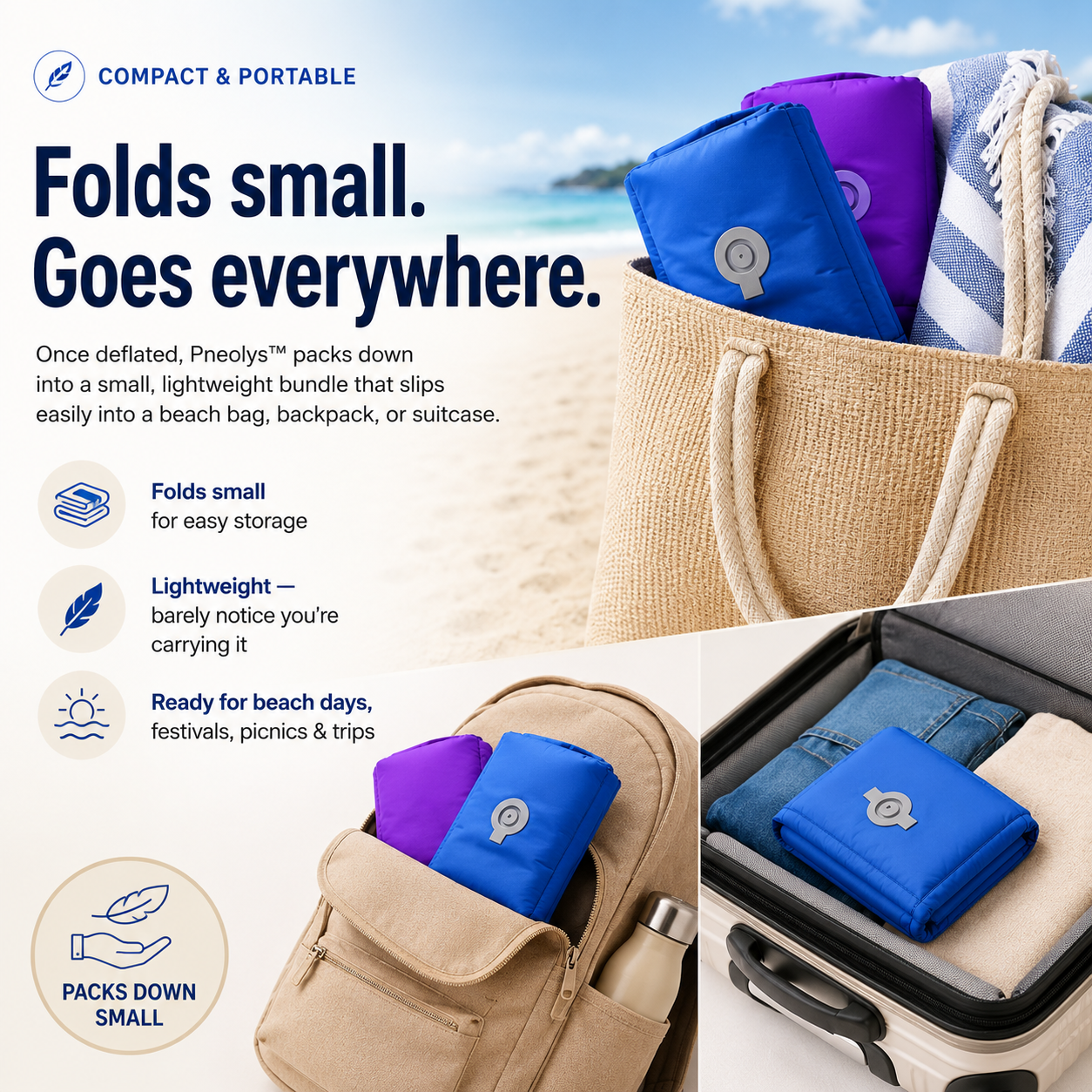 Puffora – Self-Inflating Outdoor Comfort Mat