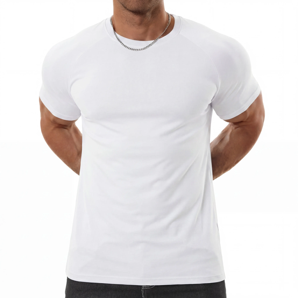 RaglanFlex – Men's Raglan Sleeve Tee, Athletic Tapered Fit