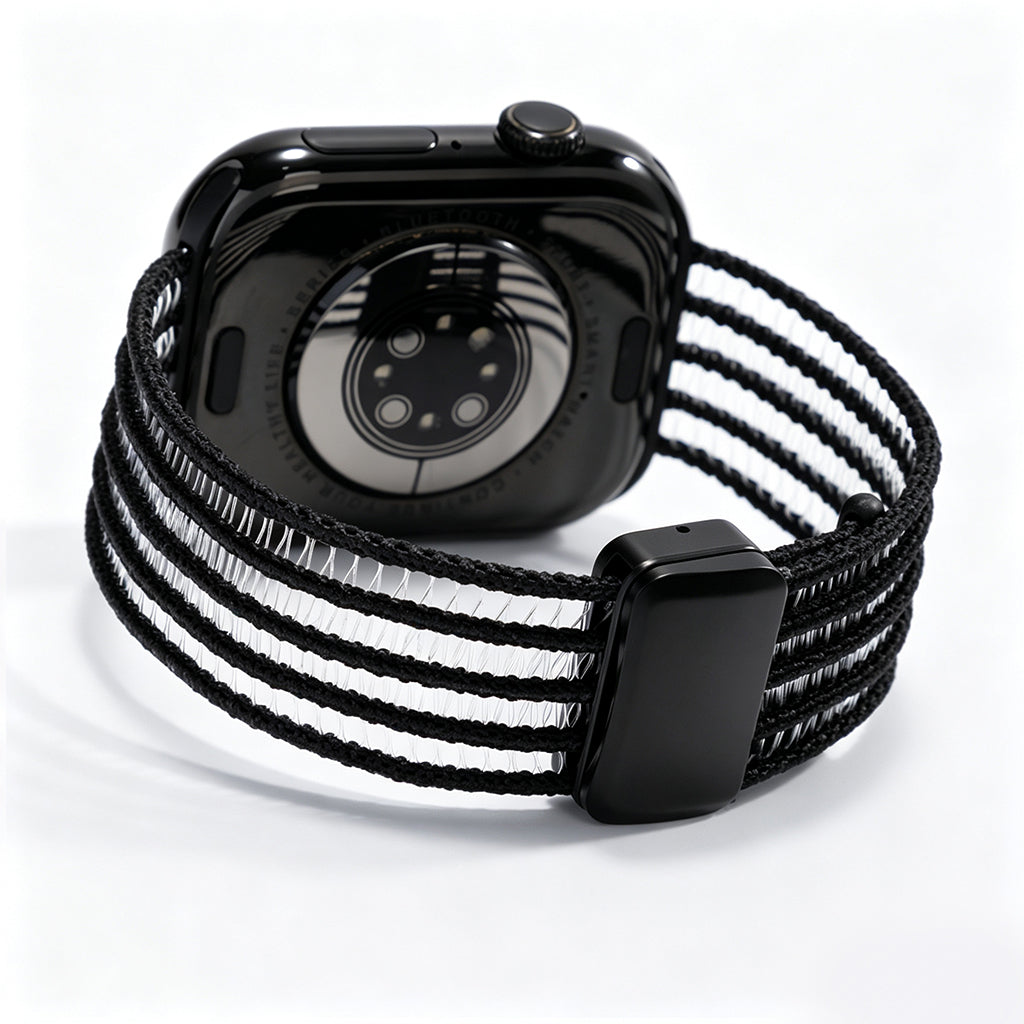 AiryWeave – Breathable Fishnet Silk Band for Apple Watch