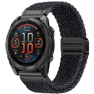 MagWeave – Magnetic Buckle Stretch Nylon Band for Garmin QuickFit 20/22/26mm