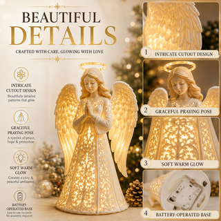 ✨ HaloGlow – Angel Christmas Guardian Light, A Symbol of Hope, Love & Protection