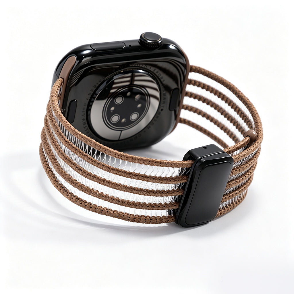 AiryWeave – Breathable Fishnet Silk Band for Apple Watch