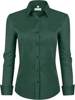 CrispCollar – Women's Classic-Fit Long-Sleeve Dress Shirt