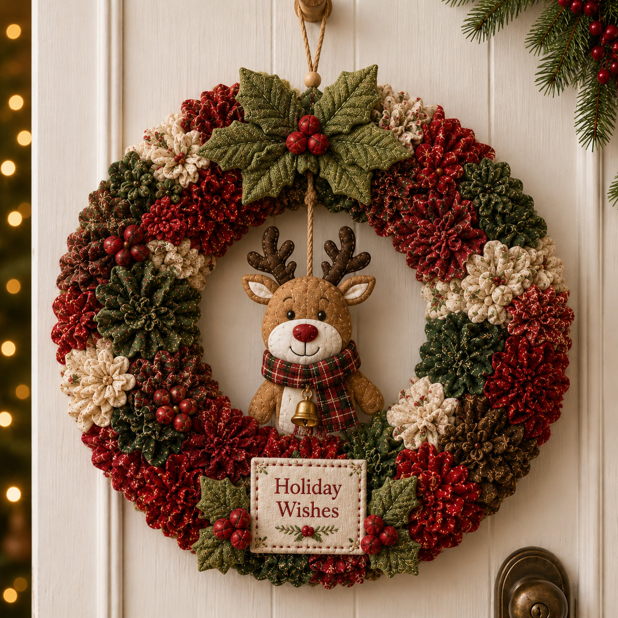 PokeBloom – 🔥🔥🎄 3D Fabric Poke Wreath DIY Kit