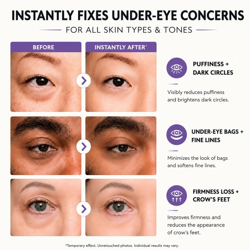 SmoothGaze – Instant Under-Eye Tightener with Easy-Wear Formula