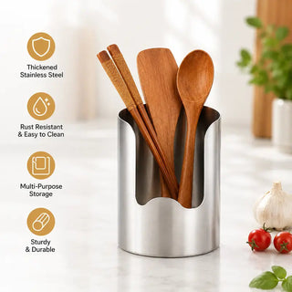 SteelNest – Stainless Steel Utensil Organizer