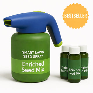 LawnRevive – Spray-On Grass Seed & Fertilizer Kit with Hose-End Sprayer