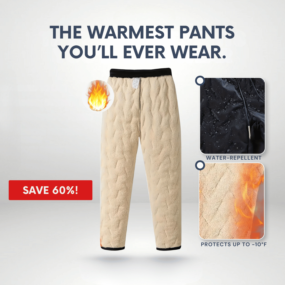 NOVARILLO fleece-lined winter pants with water-repellent exterior