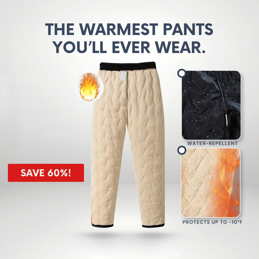 NOVARILLO fleece-lined winter pants with water-repellent exterior
