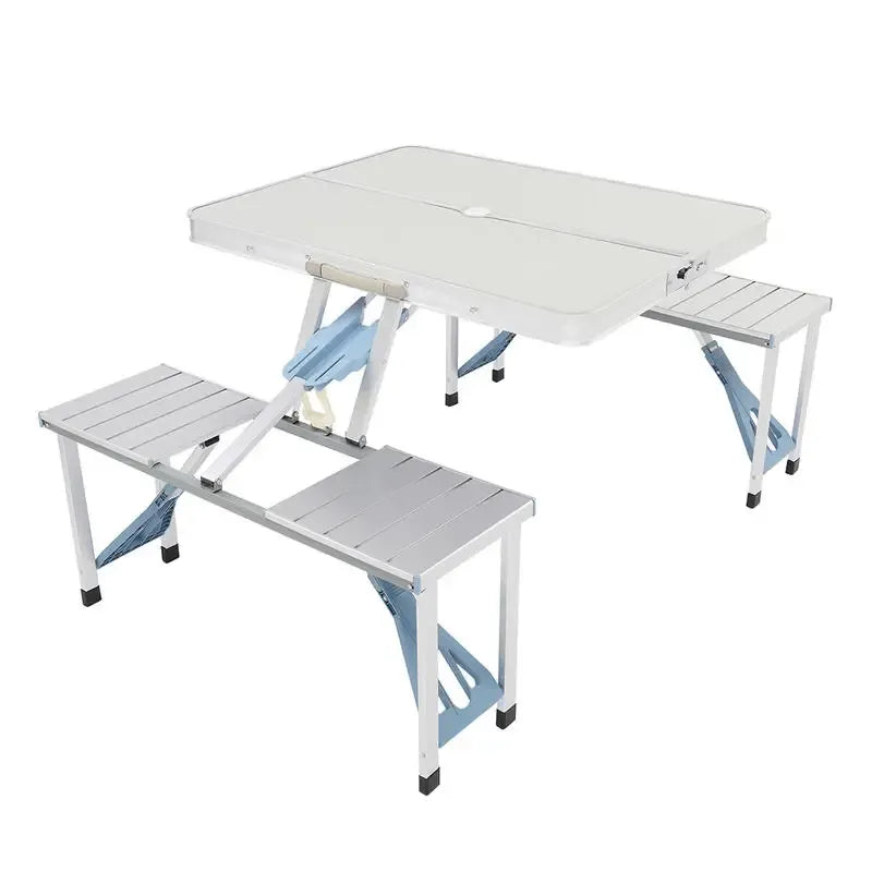 PicniCase – Integrated Aluminum Folding Table and Chairs Set