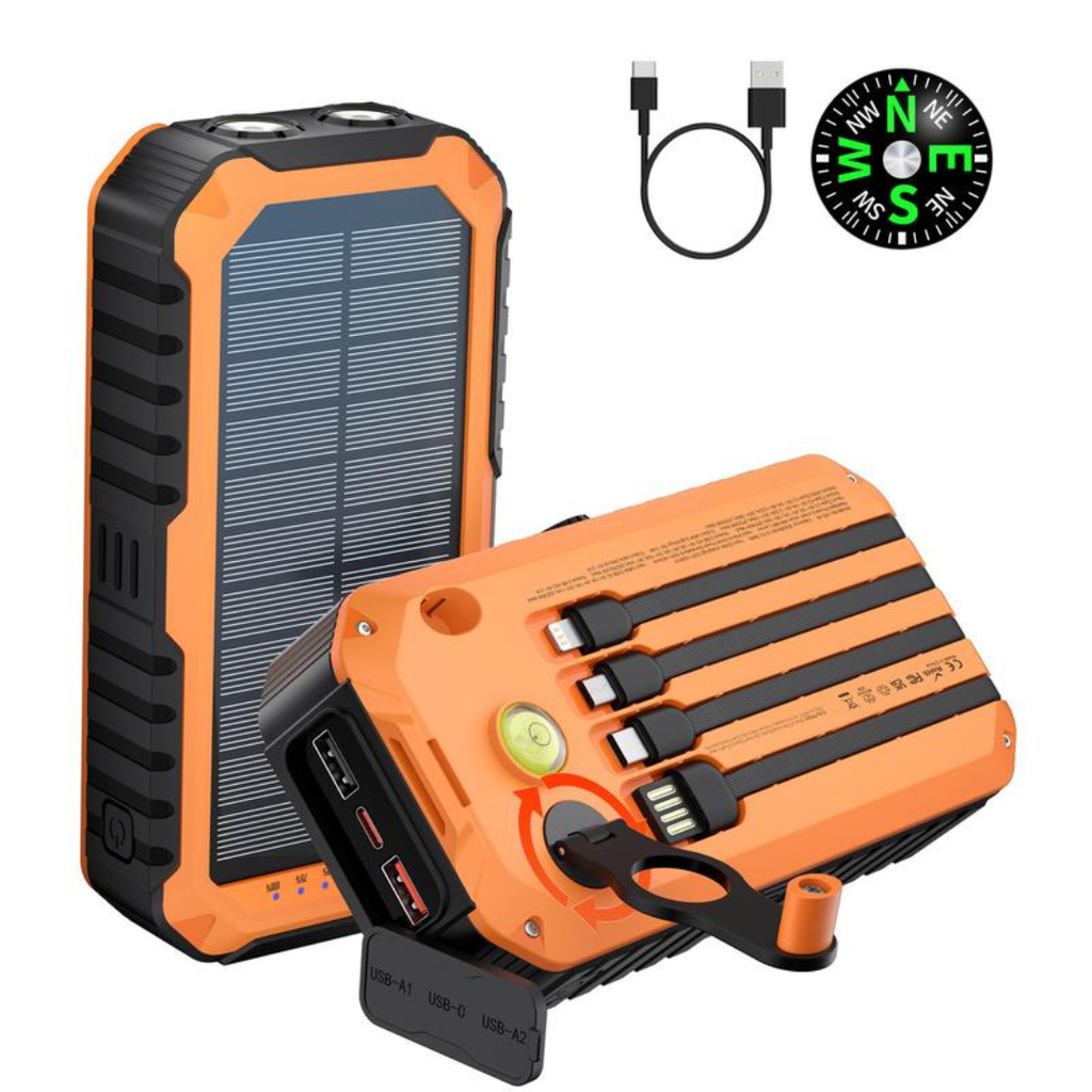 SolarPeak – Solar & Hand-Crank Emergency Power Bank