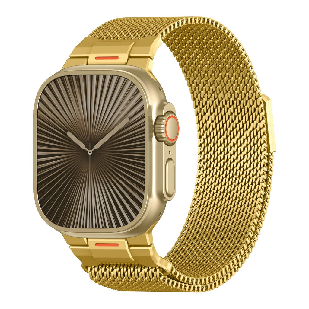 MechaMesh – Magnetic Milanese Loop Band for Apple Watch