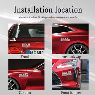 🚗🔥FUCK IT Edition Emblem | Car Decal Accessory