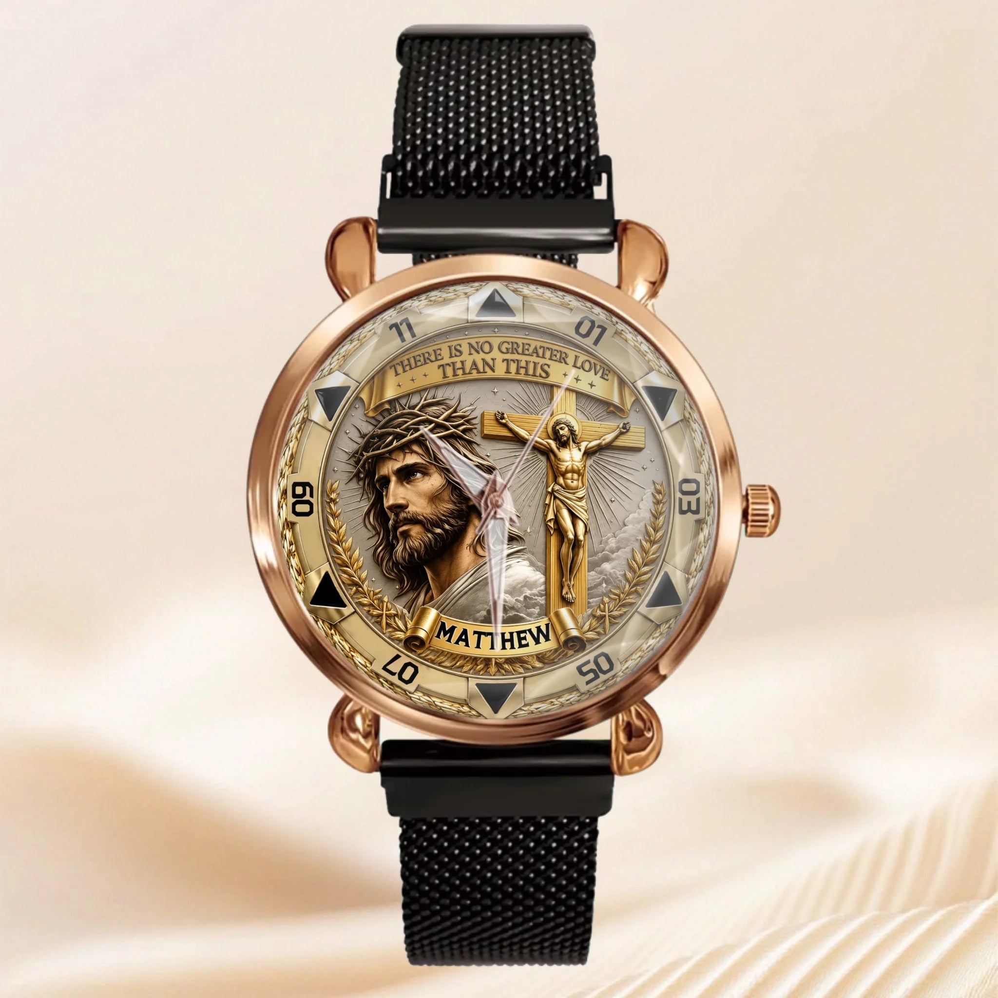 FaithMark – Personalized Crucifix Watch