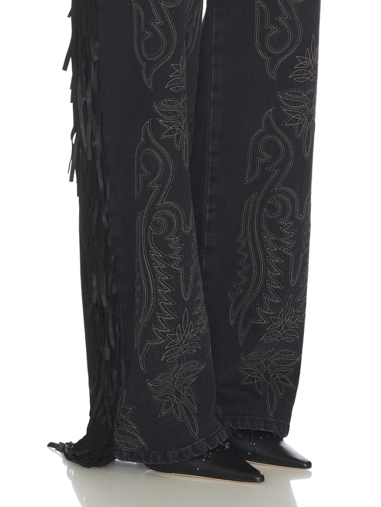 FringeStride – Wide-Leg Jeans