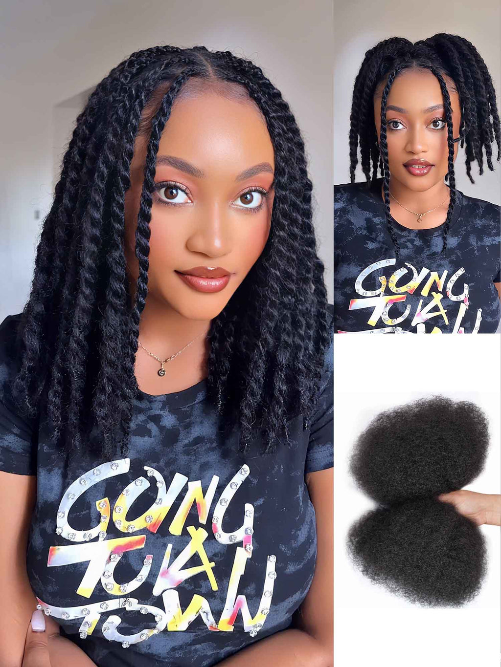 KinkyBlend – Afro Kinky Synthetic Braiding Hair Extensions
