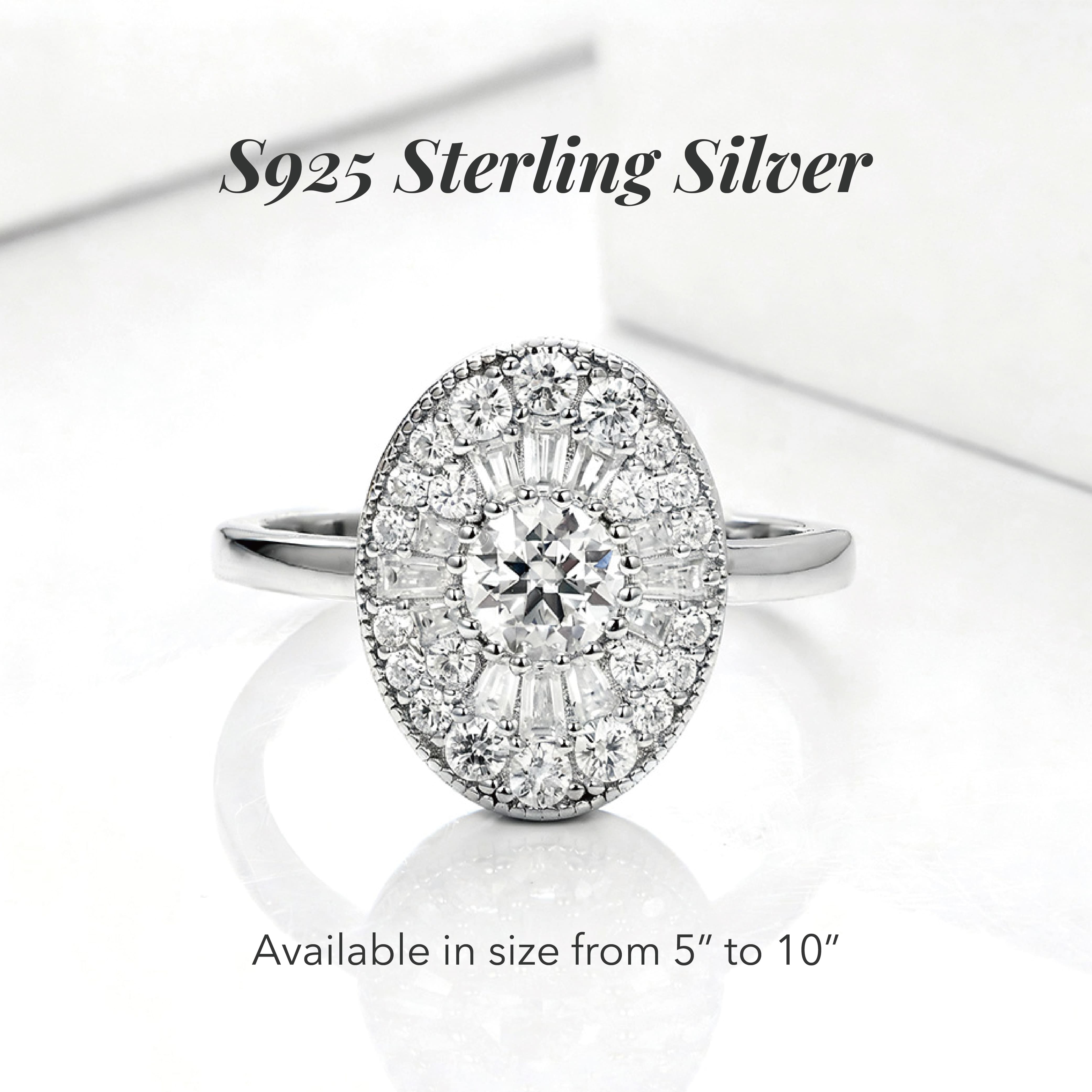 InfiniGlow – Vintage-Style Oval Halo Ring