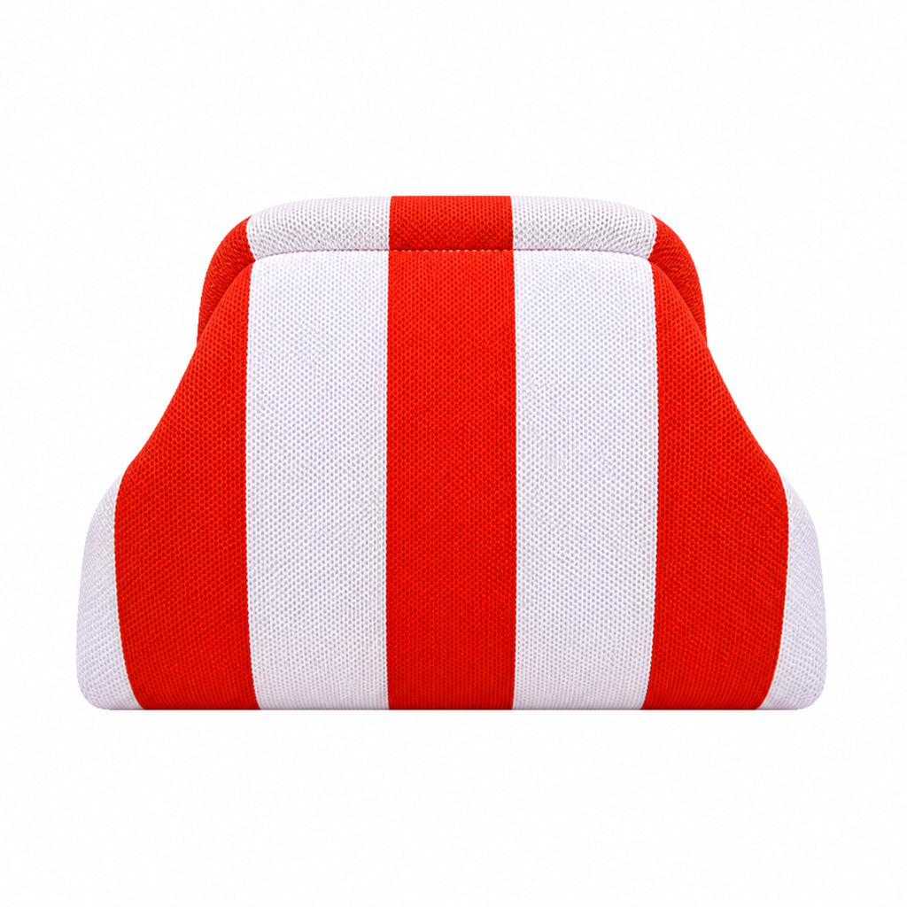 SnapKnit – Snap-Shut Knitted Makeup Bag with Wide Opening