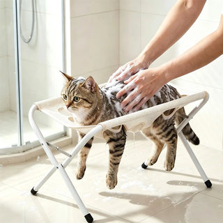 GroomNest – Foldable Pet Grooming Stand