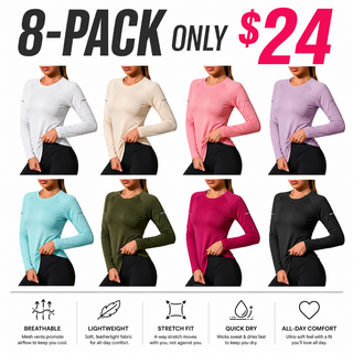 FlexDry – Breathable Lightweight Long-Sleeve Activewear