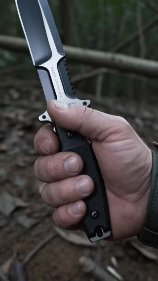 EdgeForge – Tactical Portable Outdoor Knife with Kydex Sheath