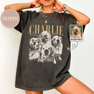 PawPortrait – Custom Pet Photo & Name Shirt, Tee, Sweatshirt or Hoodie