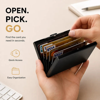 🔒 CardVault – Ultra-Slim RFID Blocking Card Holder