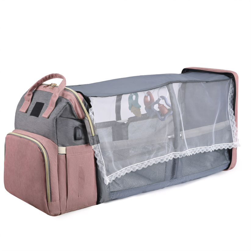 RoamNest – Diaper Backpack with Fold-Out Changing Station