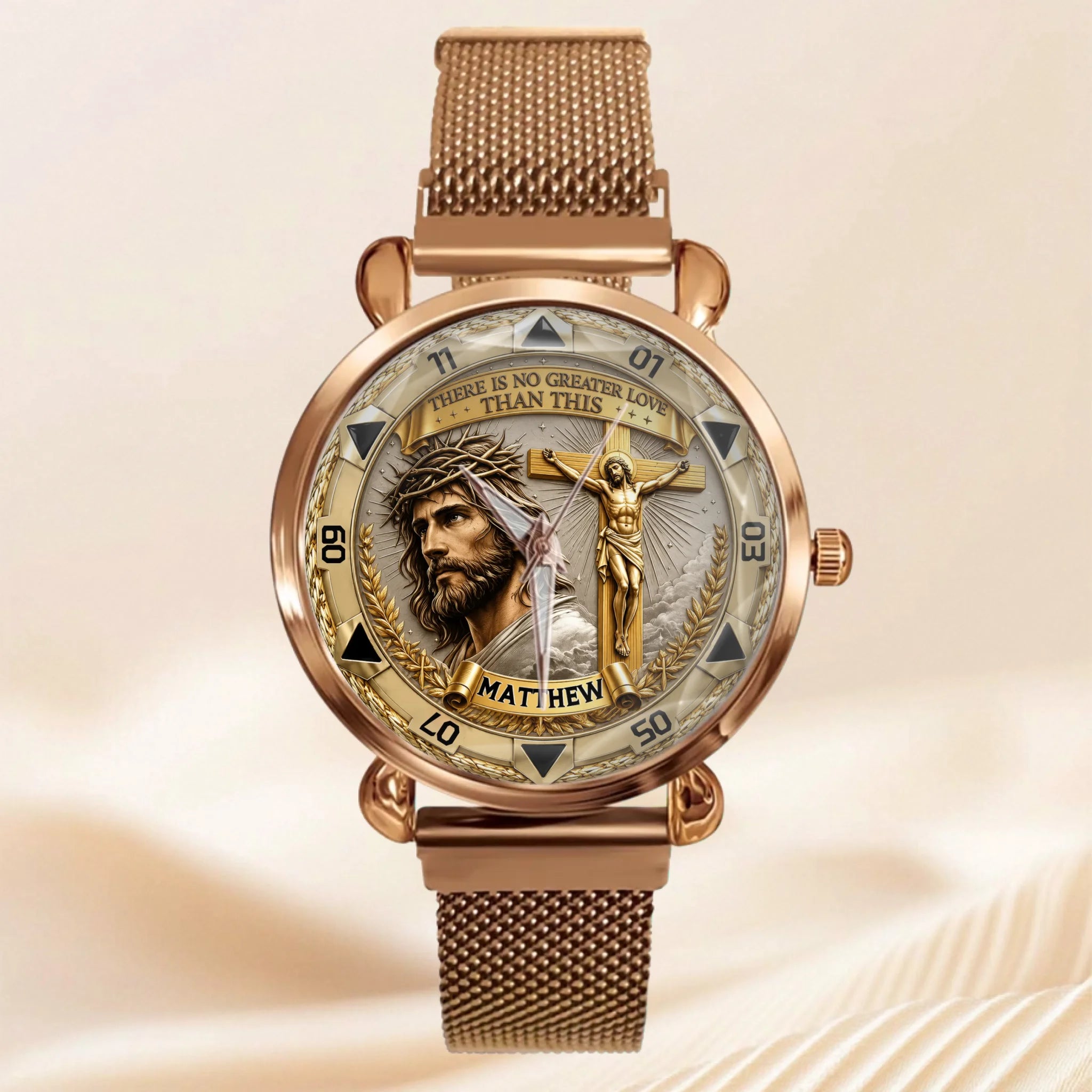 FaithMark – Personalized Crucifix Watch