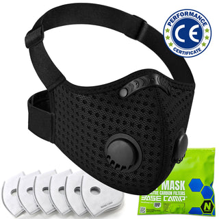 AirShield Pro – BASE CAMP® N Pro Reusable FFP3 Dust Mask Combo Kit