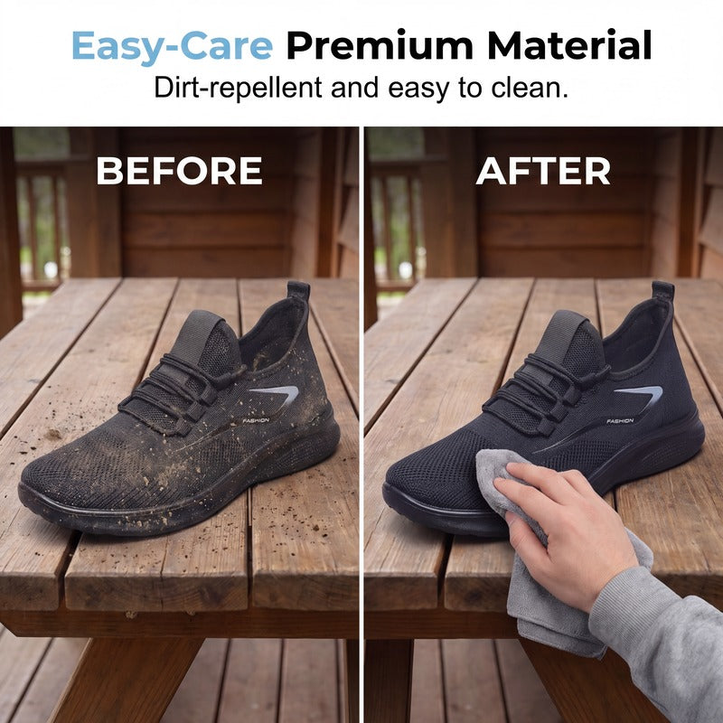 👟Get 50% OFF Your New Favorite Pair🛒Ultra Comfortable knitted fabric shoes, Lightweight Casual Walking Sneakers