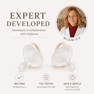 Nuckly – Breast-Like Premium Pacifier Starter Set, 2 Pack