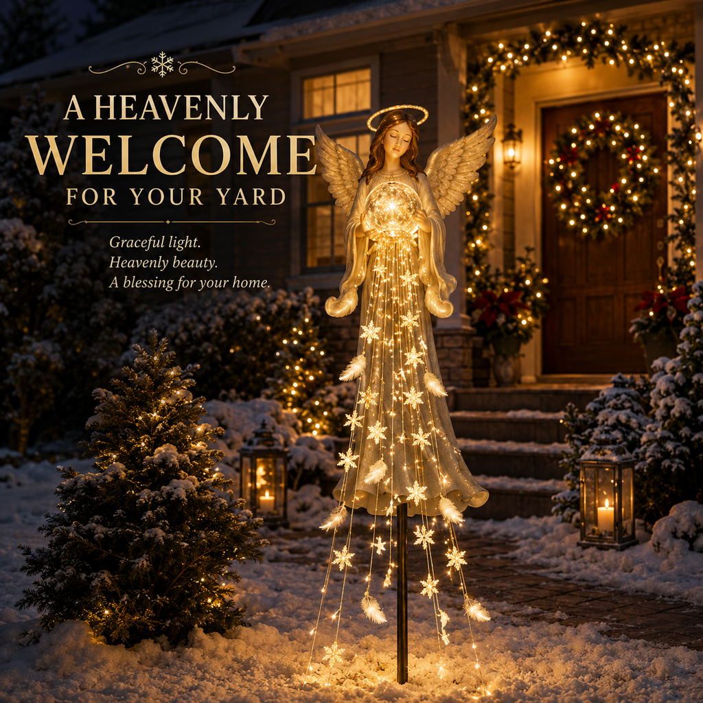 AngelGlow – 🎁✨ Solar Angel Remembrance Garden Light👼