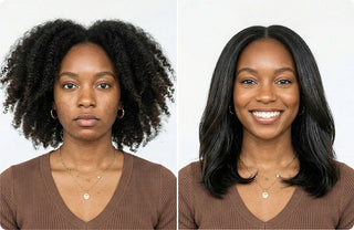 Tame frizzy hair into sleek, straight locks quickly.