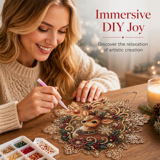 FestiveSpark – 🥰🎅Christmas Diamond Art Hanging Kit